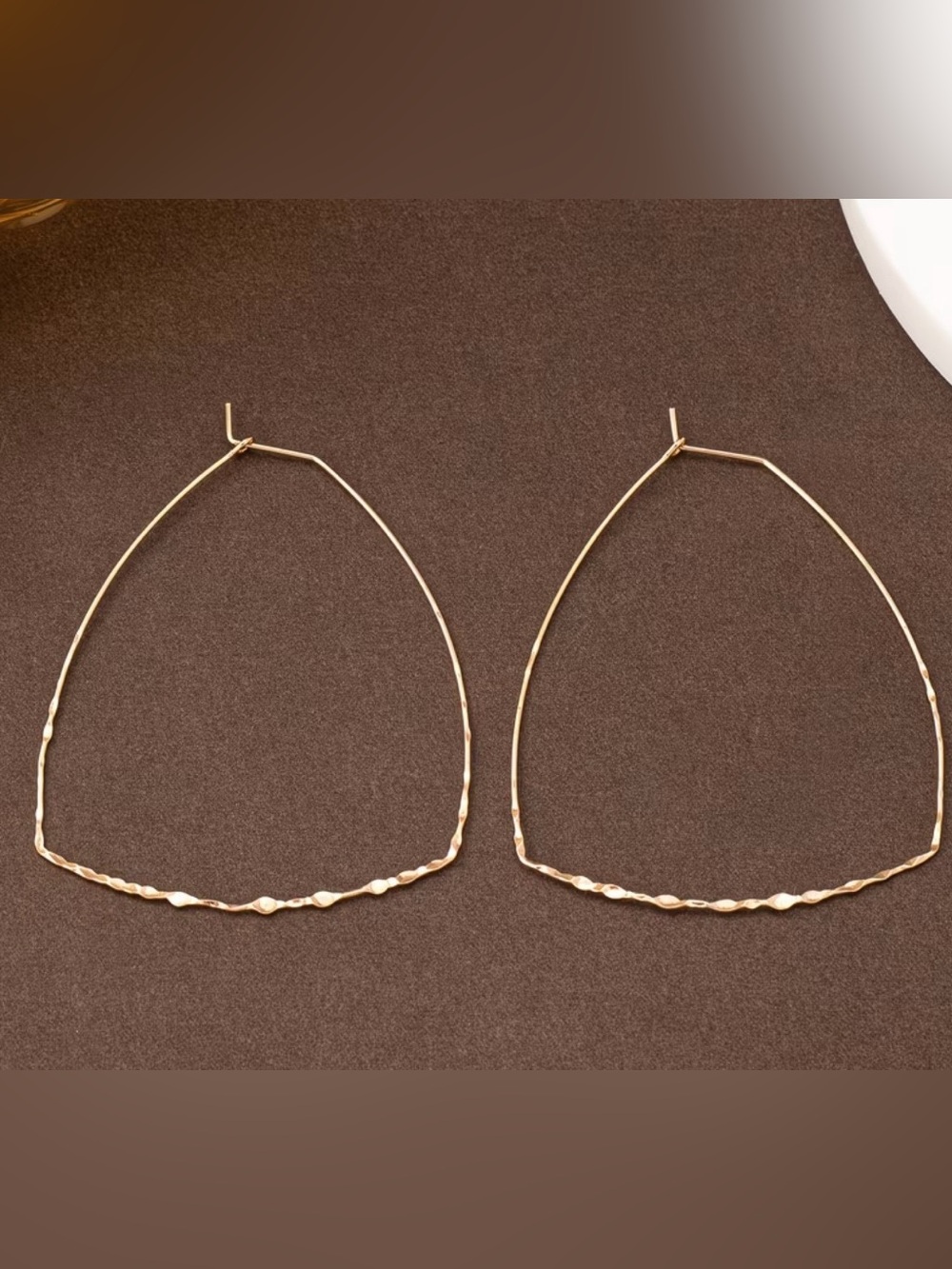 Gold plated earrings - Picture 4 of 4